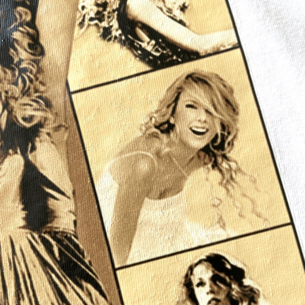 Vintage Taylor Swift Fearless Era Graphic Tee Shirt - Picture 6 of 15